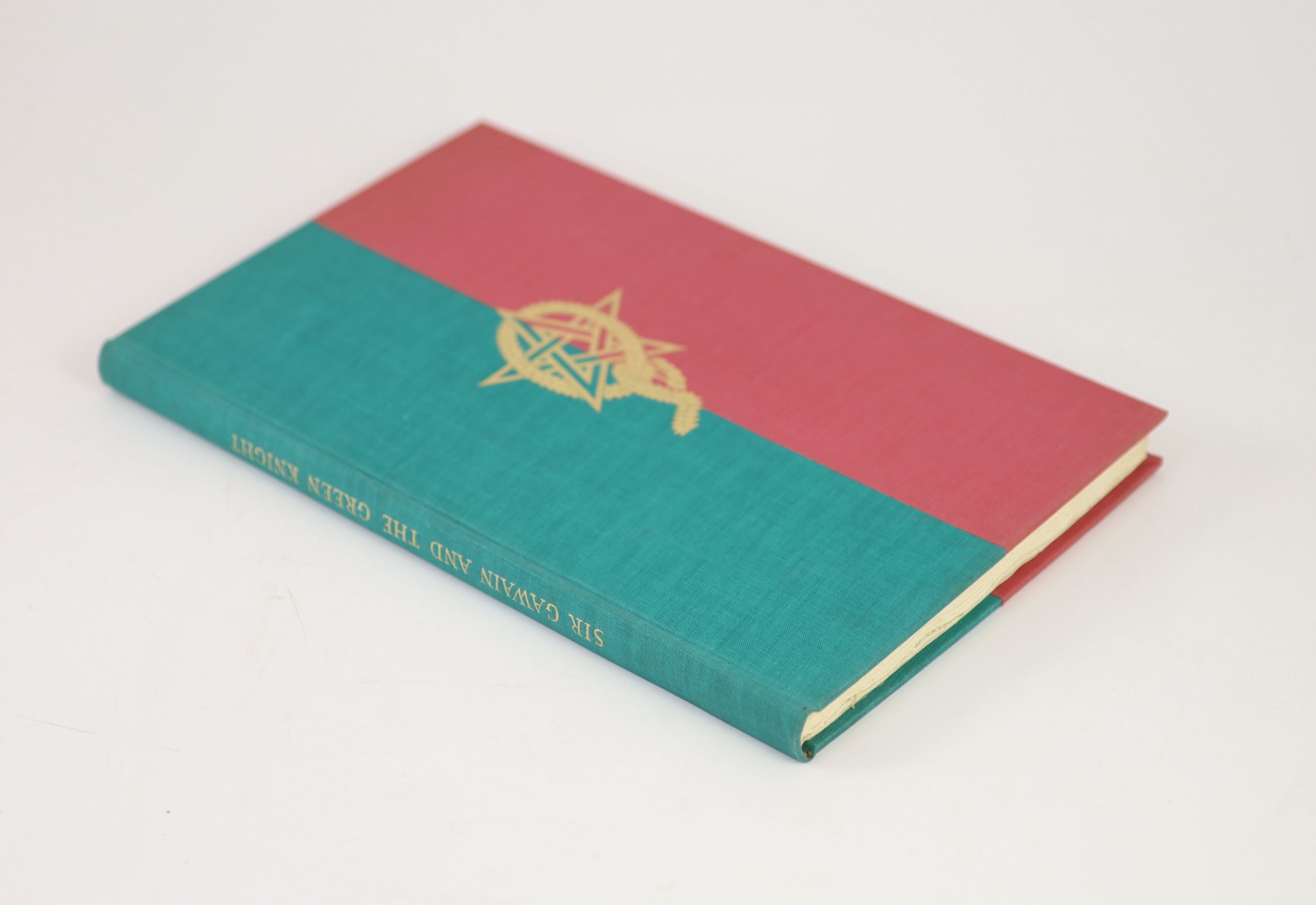 Golden Cockerel Press - Waltham Saint Lawrence, Berkshire - Sir Gawain and the Green Knight, one of 360, translated by Gwyn Jones, illustrated with 6 engravings by Dorothea Brady, original cloth, 1952